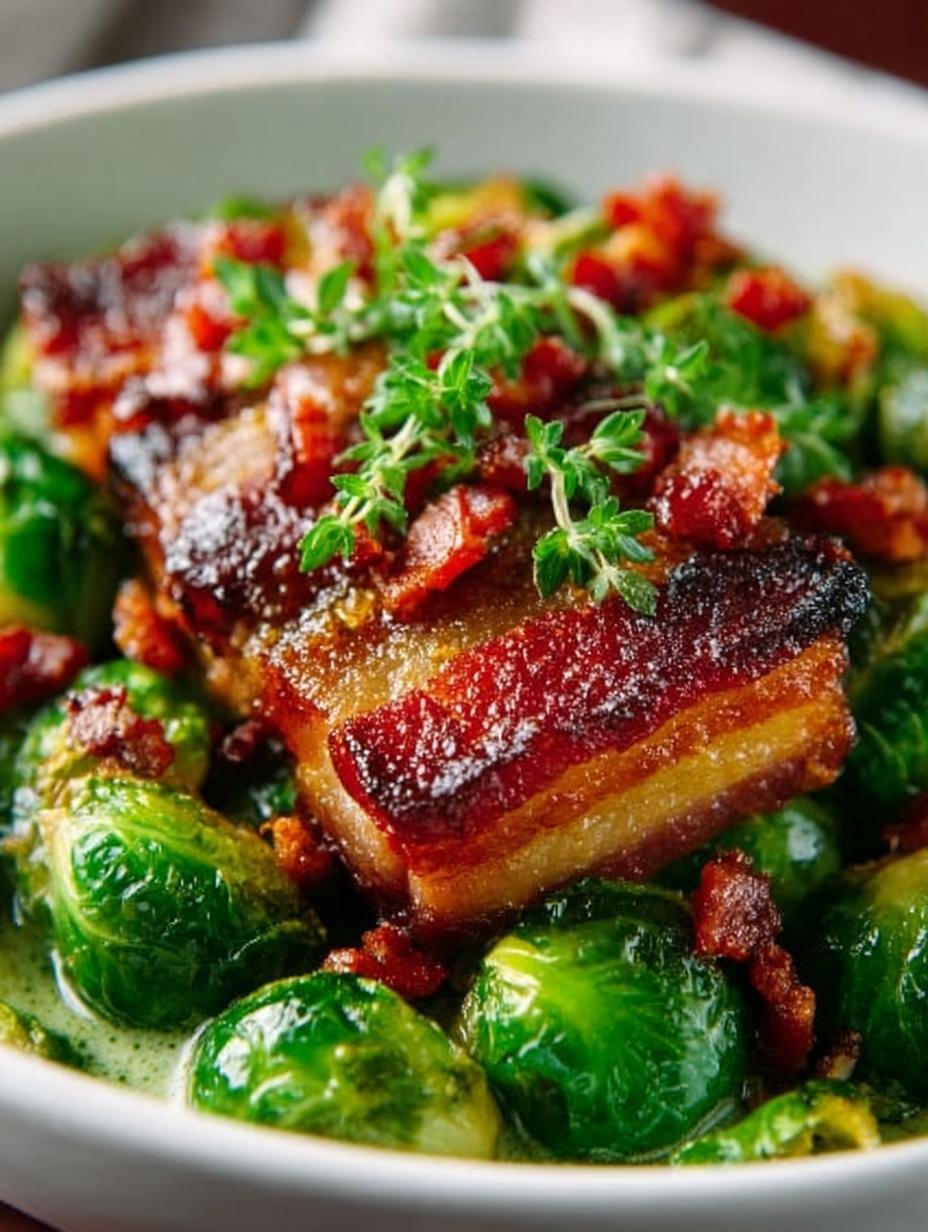 Stovetop Maple Bacon Brussels: 30-Minute Delight 2 Stovetop Maple Bacon Brussels: 30-Minute Delight - Stovetop Maple Bacon Brussels - main visual representation