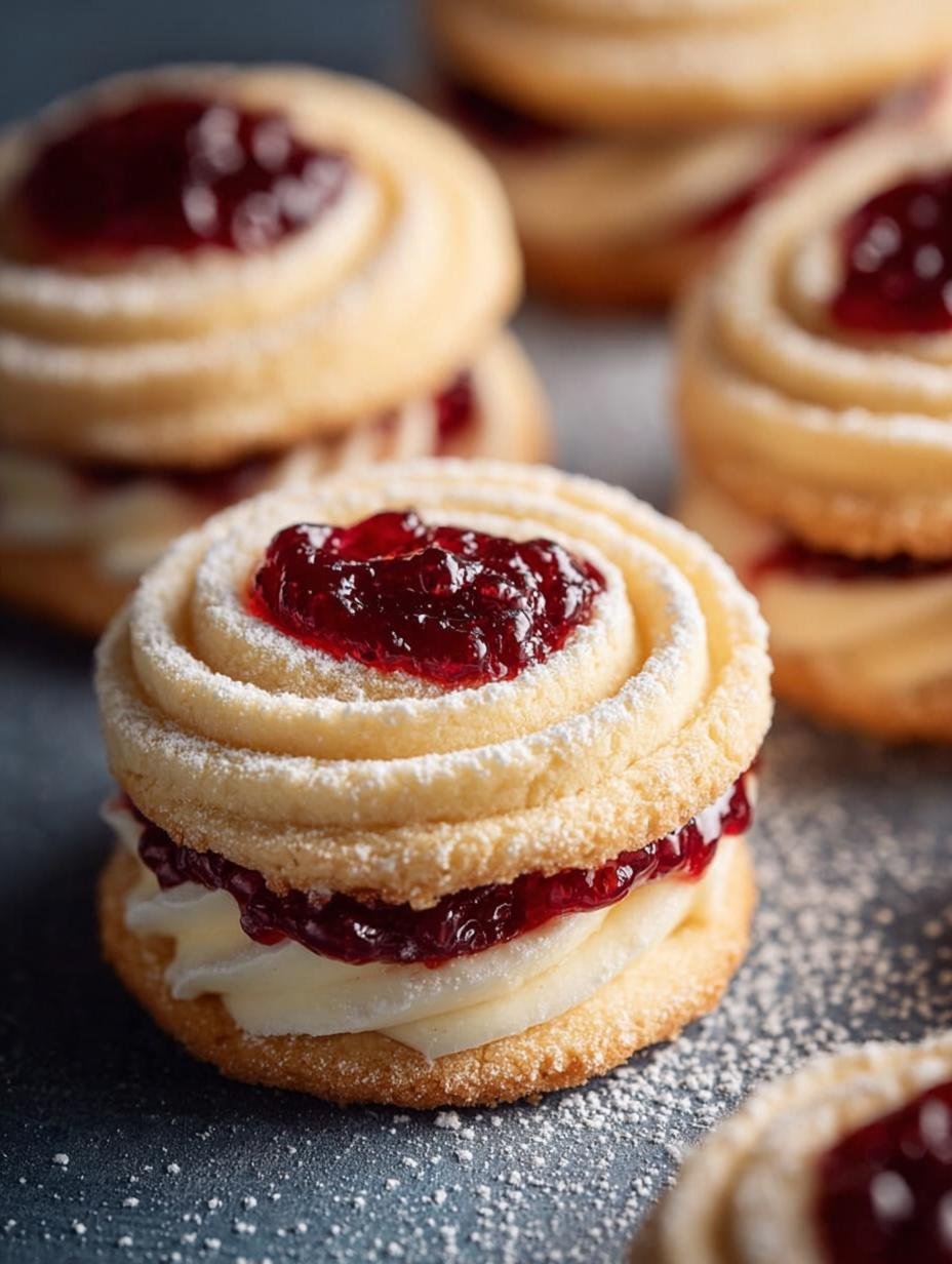 Viennese Whirls with Jam: 7 Irresistible Delights 3 Viennese Whirls with Jam: 7 Irresistible Delights - Viennese Whirls with Jam - additional detail