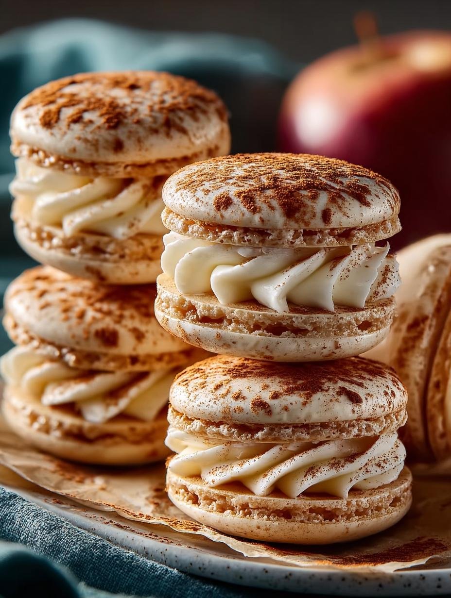 Delicious Apple Pie Macarons for Every Occasion 2 Delicious Apple Pie Macarons for Every Occasion - Apple Pie Macarons - main visual representation