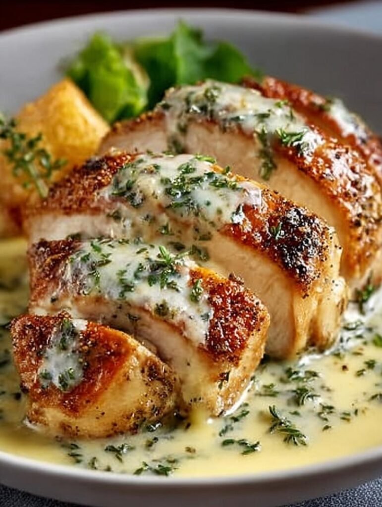 Baked Caesar Chicken with