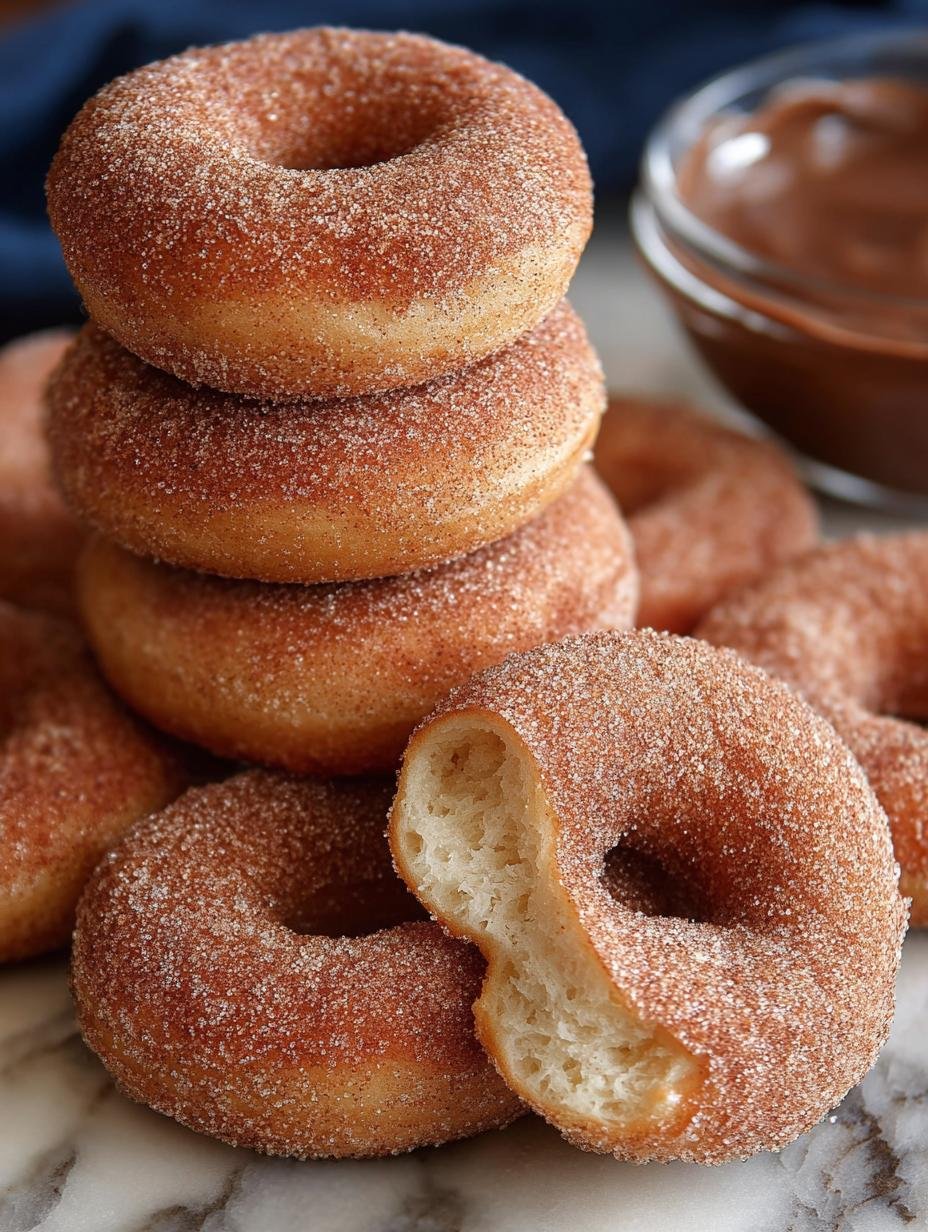 Baked Cinnamon Doughnuts: 12 Deliciously Easy Recipes - Baked Cinnamon Doughnuts - additional detail
