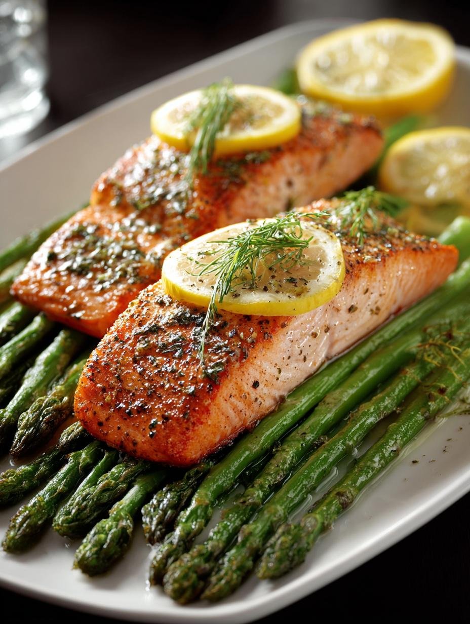 Baked Tasmanian Salmon with Asparagus: A Healthy Delight 3 Baked Tasmanian Salmon with Asparagus: A Healthy Delight - Baked Tasmanian Salmon with - additional detail