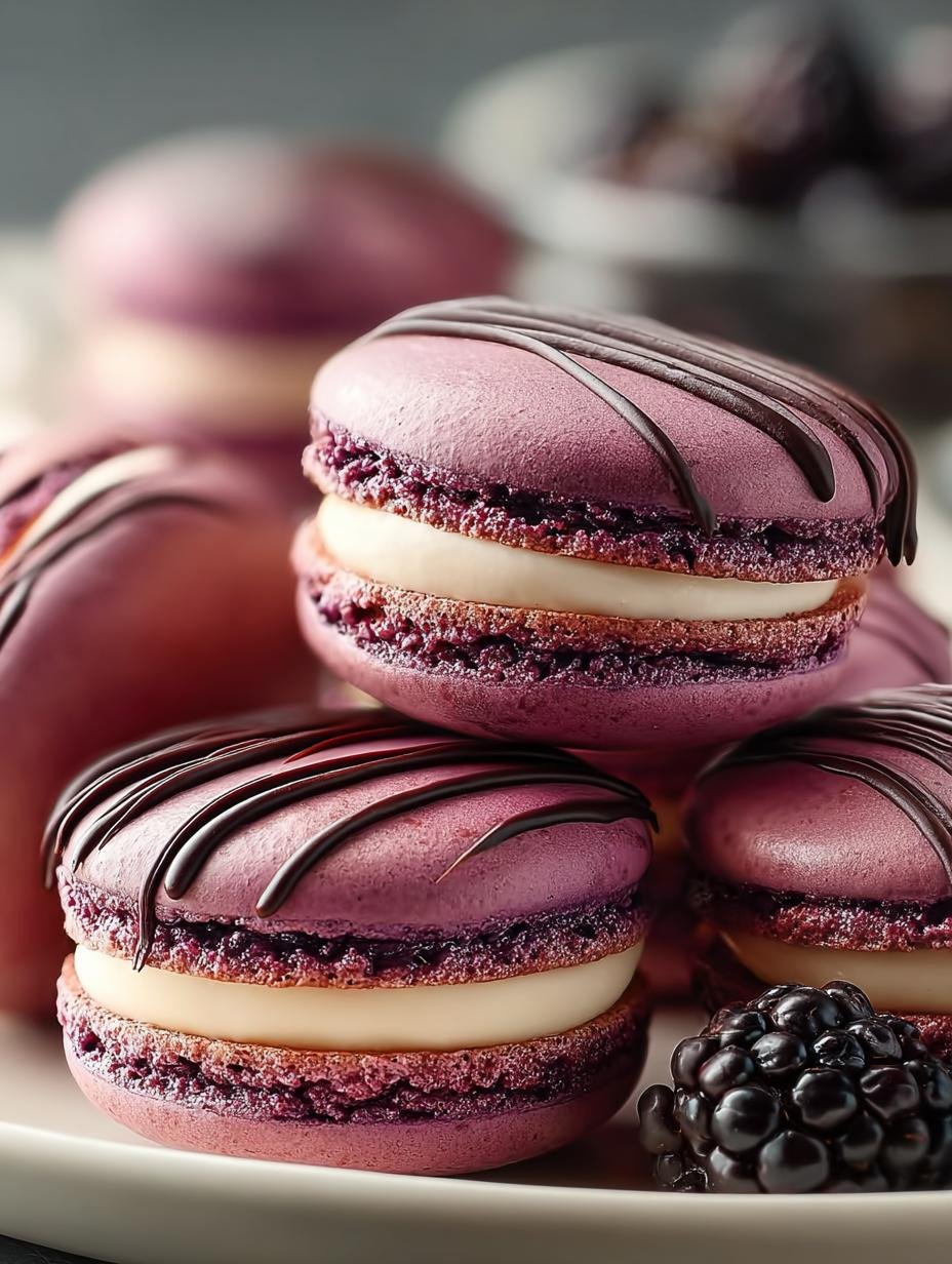Blackberry Macarons Sweet Escape: 7 Steps to Delight - Blackberry Macarons Sweet Escape - main visual representation