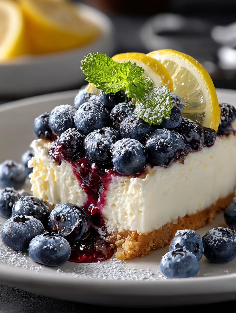 Indulge in Blueberry Lemon Heaven Dessert Today - Blueberry Lemon Heaven Dessert - main visual representation