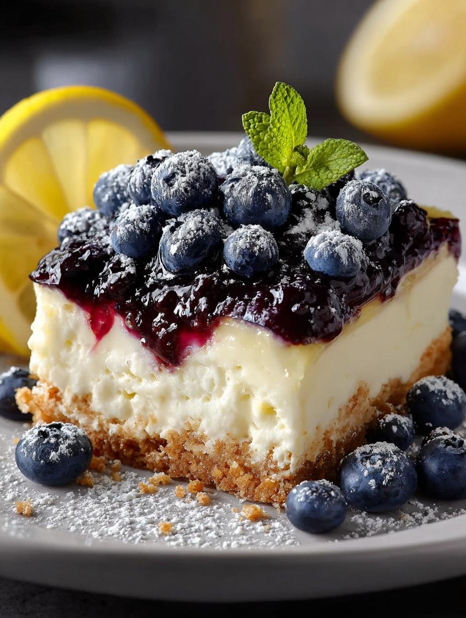 Indulge in Blueberry Lemon Heaven Dessert Today - Blueberry Lemon Heaven Dessert - additional detail