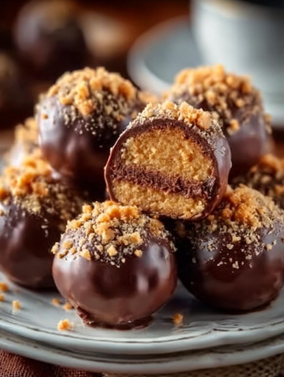 Butterfinger Balls For Everyone: 7 Irresistible Treats 2 Irresistible Butterfinger Balls For Everyone on a dessert platter