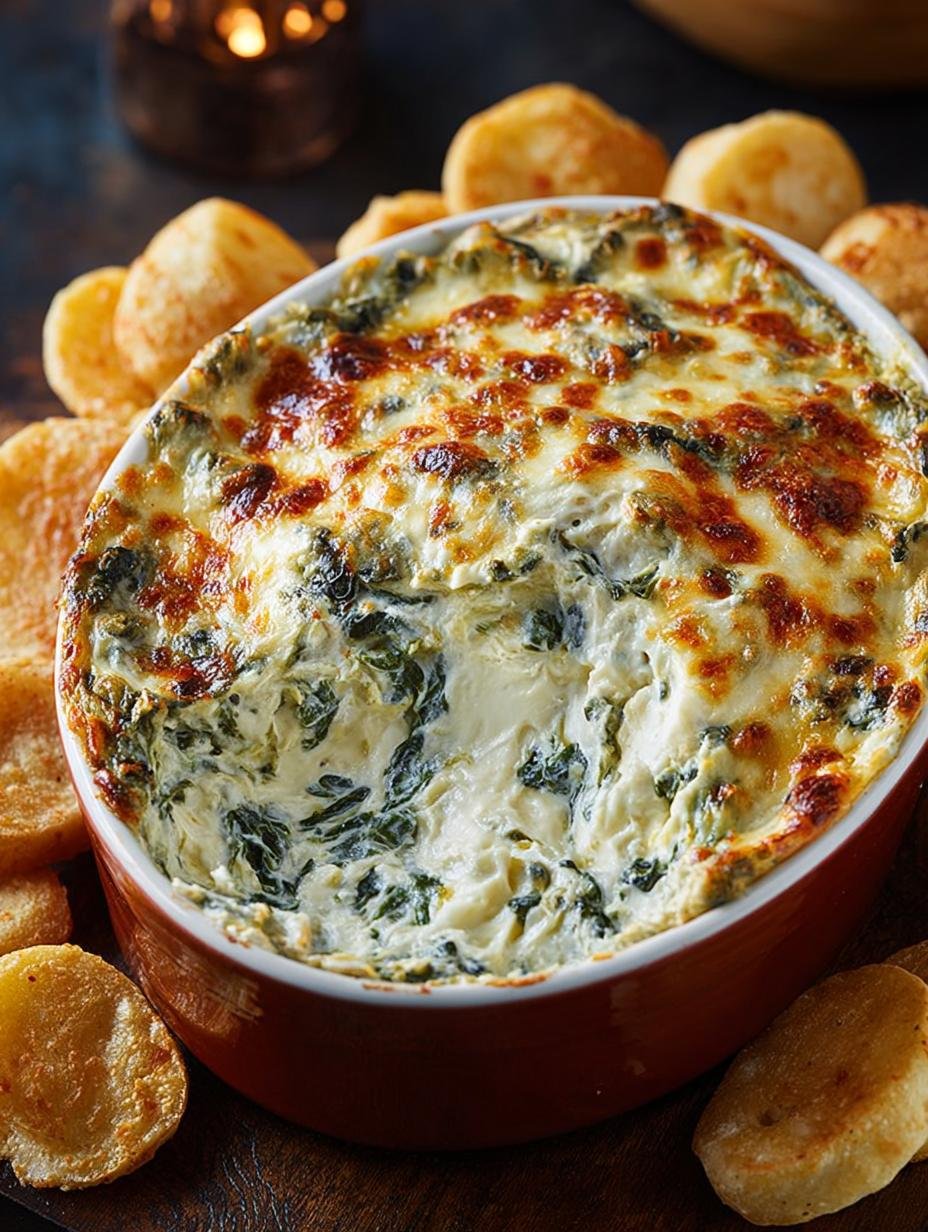 Cheesy Spinach Artichoke Dip: 5 Irresistible Reasons to Indulge - Cheesy Spinach Artichoke Dip - additional detail