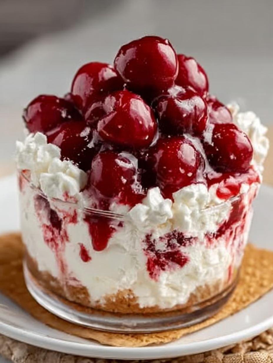 Easy Cherry Cheesecake Fluff: A Delightful Dessert 2 Easy Cherry Cheesecake Fluff: A Delightful Dessert - Cherry Cheesecake Fluff - main visual representation