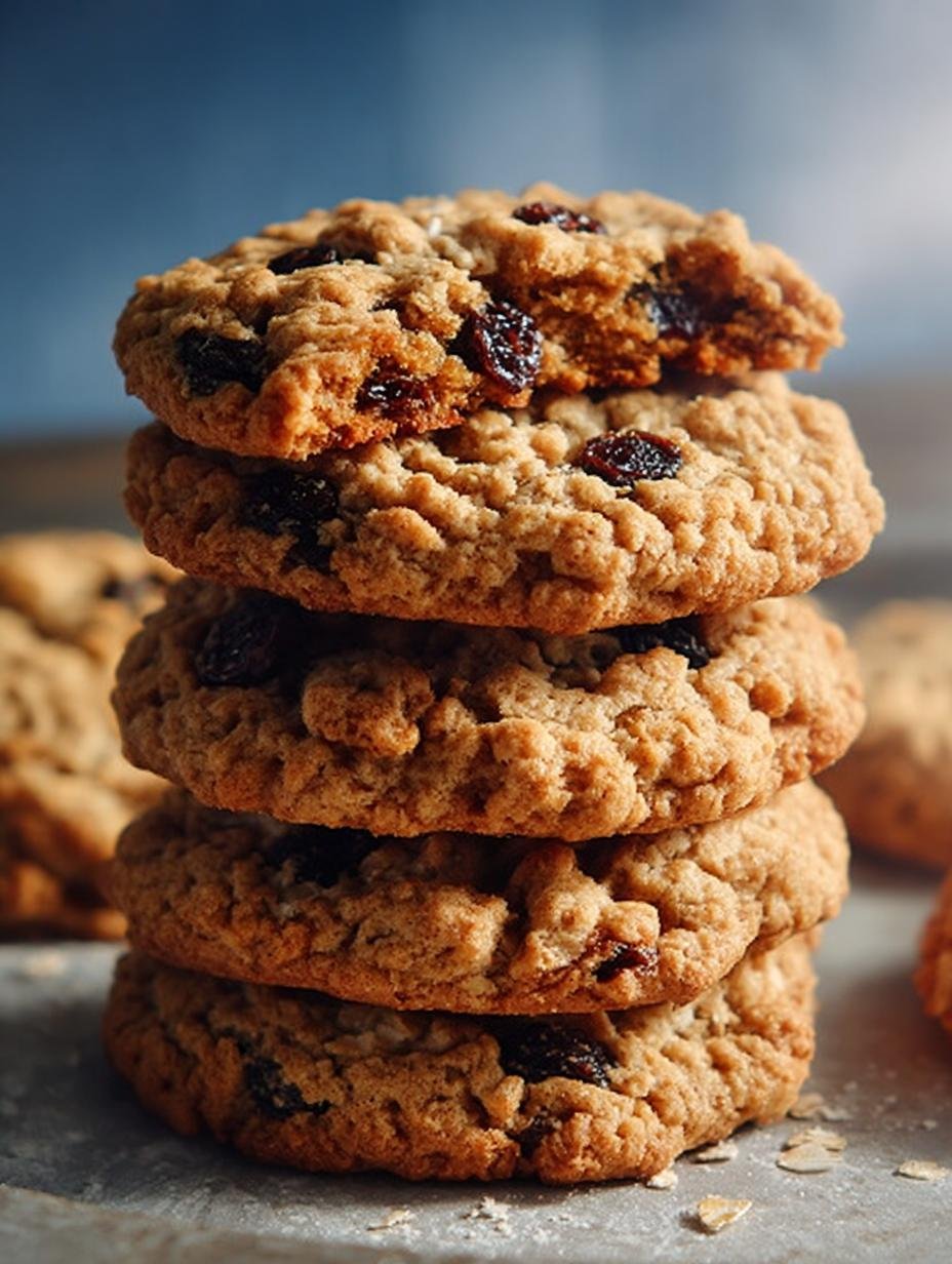 Chewy Oatmeal Raisin Cookies: 10 Irresistible Treats - Chewy Oatmeal Raisin Cookies - additional detail
