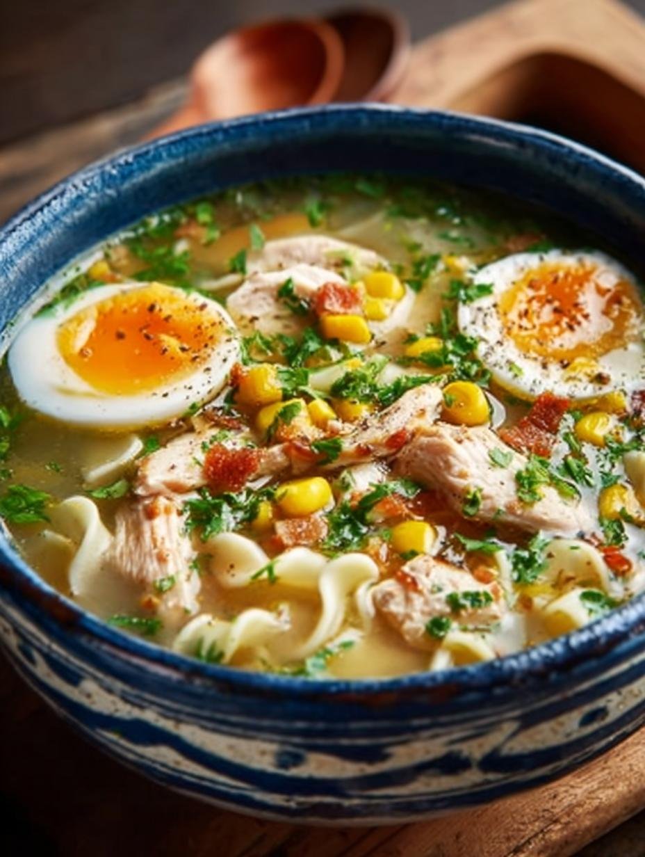 Homemade Chicken Corn Noodle Soup: 15-Minute Delight - Chicken Corn Noodle Soup - additional detail
