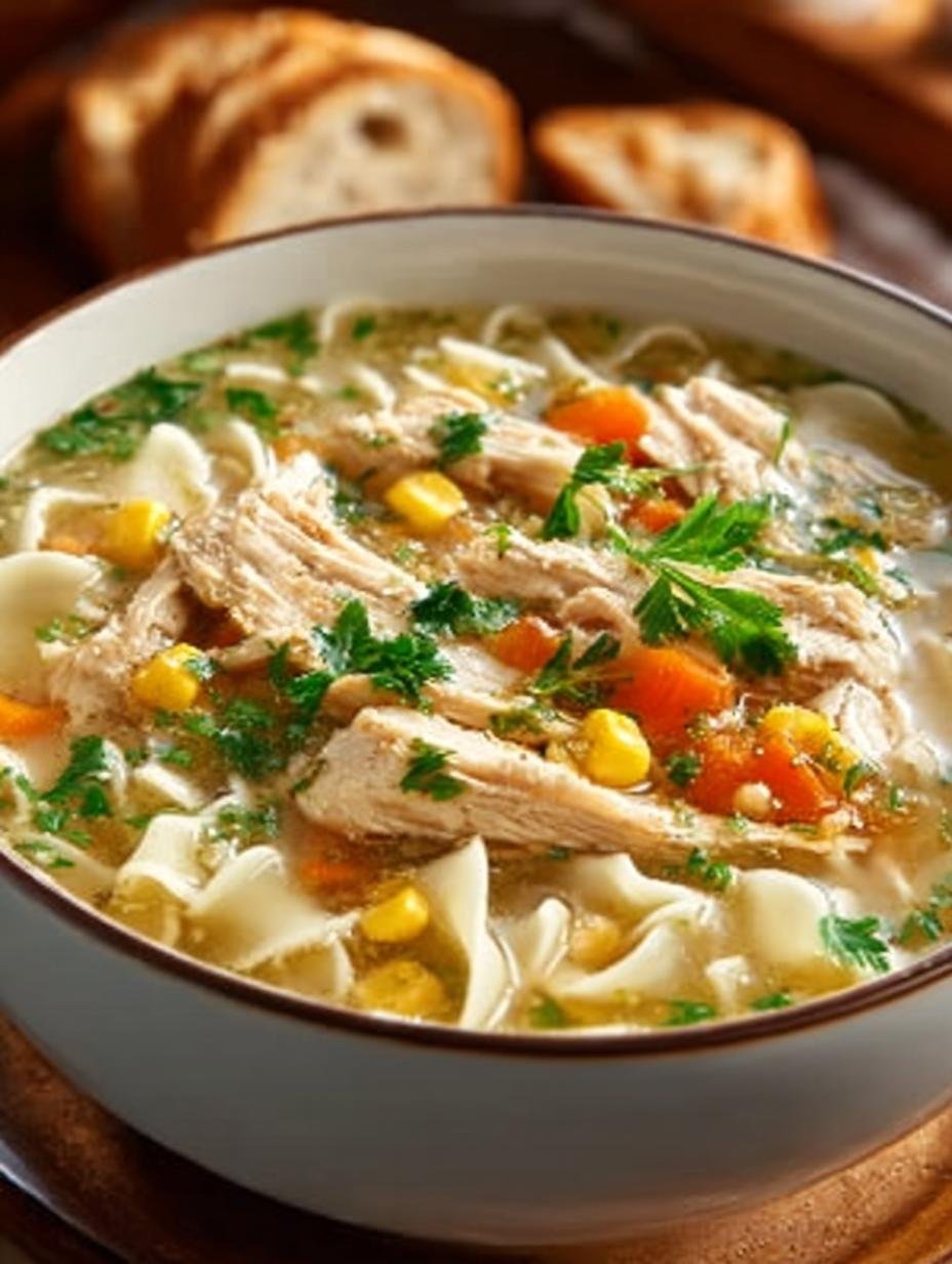 Chicken Corn Noodle Soup