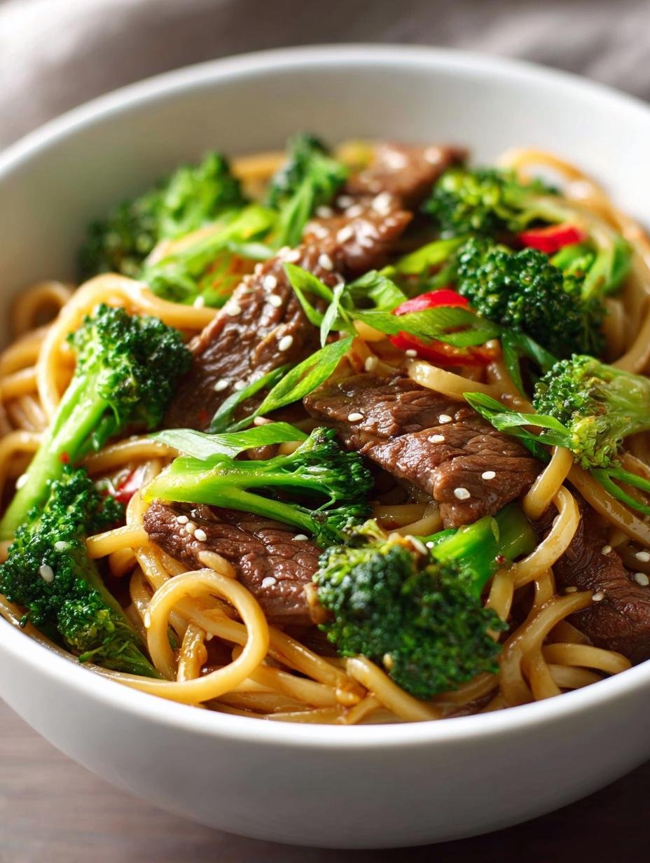 Chinese Beef Broccoli Noodles: 5 Reasons to Love This Dish 3 Chinese Beef Broccoli Noodles: 5 Reasons to Love This Dish - Chinese Beef Broccoli Noodles - additional detail