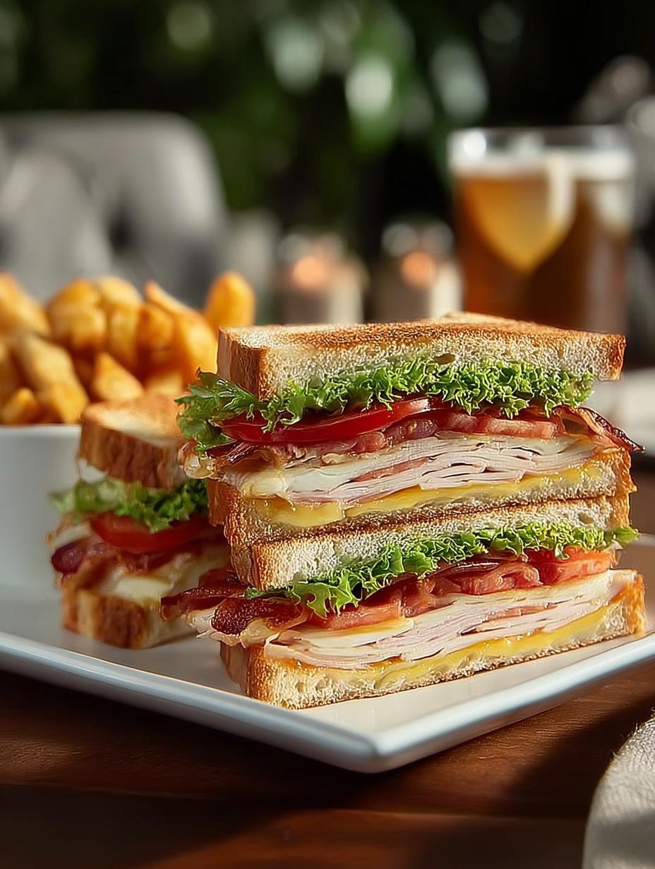 Cowboy Club Sandwich: 15-Minute Hearty Delight - Cowboy Club Sandwich - main visual representation