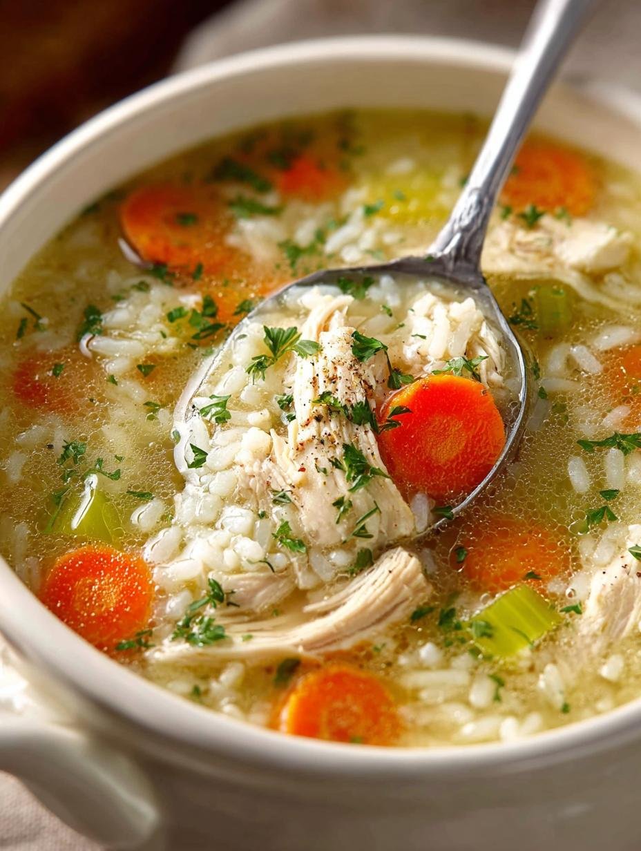 Creamy Chicken Rice Soup: 7 Steps to Comforting Goodness - Creamy Chicken Rice Soup - main visual representation