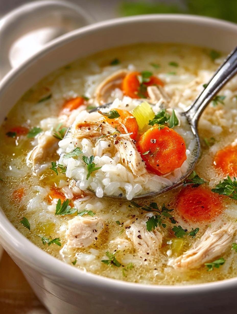 Creamy Chicken Rice Soup: 7 Steps to Comforting Goodness - Creamy Chicken Rice Soup - additional detail