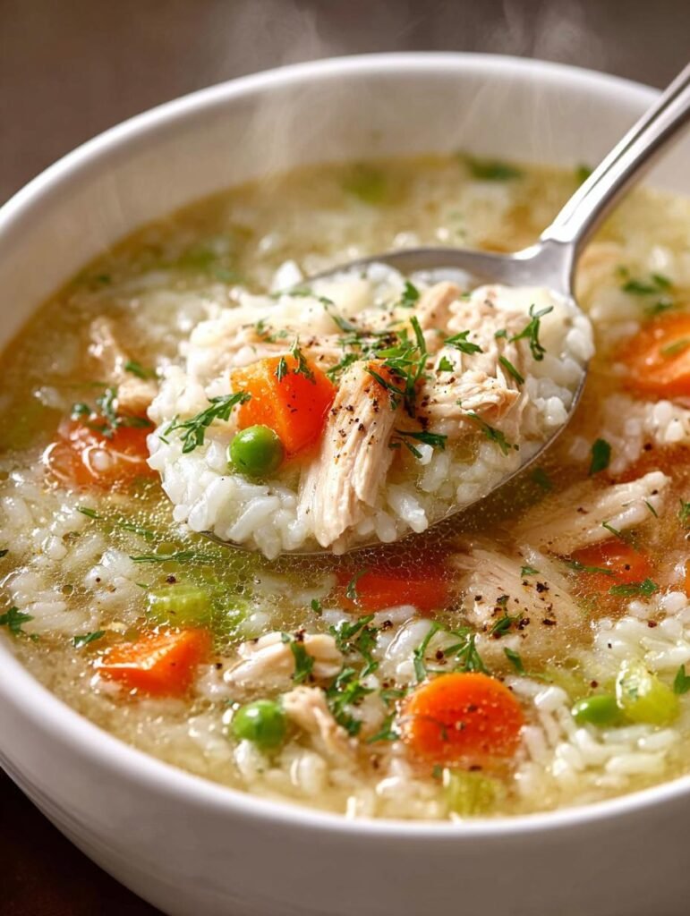 Creamy Chicken Rice Soup