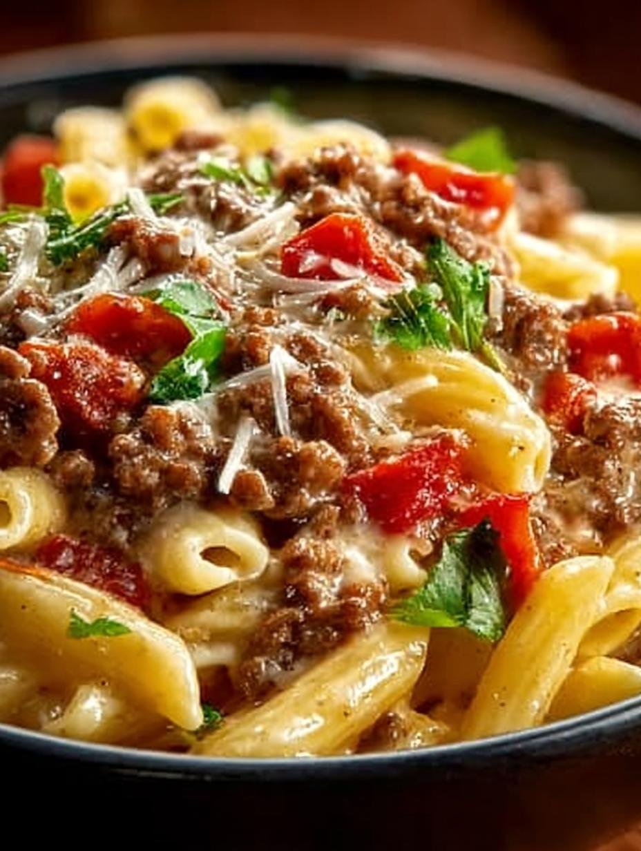 Creamy Rotel Pasta with Ground Beef: 10-Minute Delight - Creamy Rotel Pasta with - additional detail