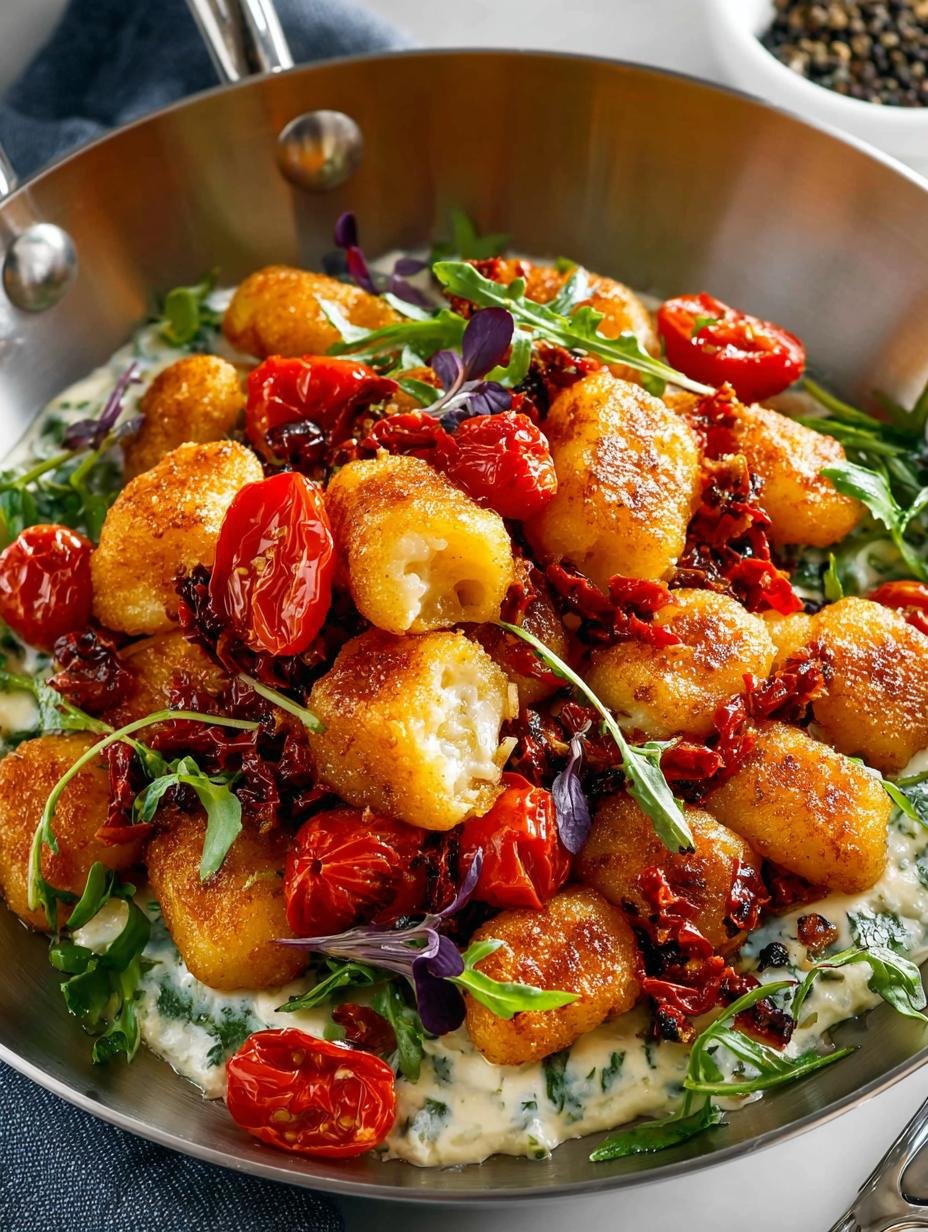 Crispy Gnocchi with Cherry: 5 Heavenly Flavors 3 Crispy Gnocchi with Cherry: 5 Heavenly Flavors - Crispy Gnocchi with Cherry - additional detail