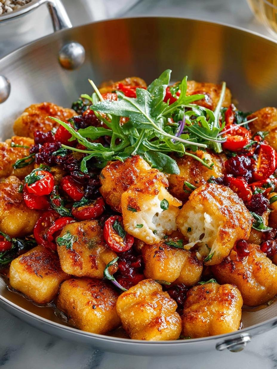 Crispy Gnocchi with Cherry: 5 Heavenly Flavors 1 Crispy Gnocchi with Cherry