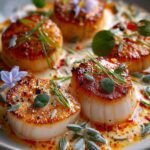 Elegant Scallops with Vodka Cream Sauce for Date Night 4 Elegant Scallops with Vodka