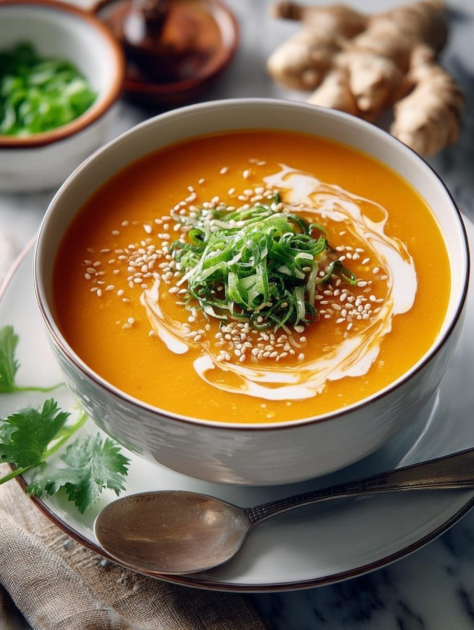 Silky Ginger Sweet Potato Soup for Cozy Days 1 Ginger Sweet Potato Soup