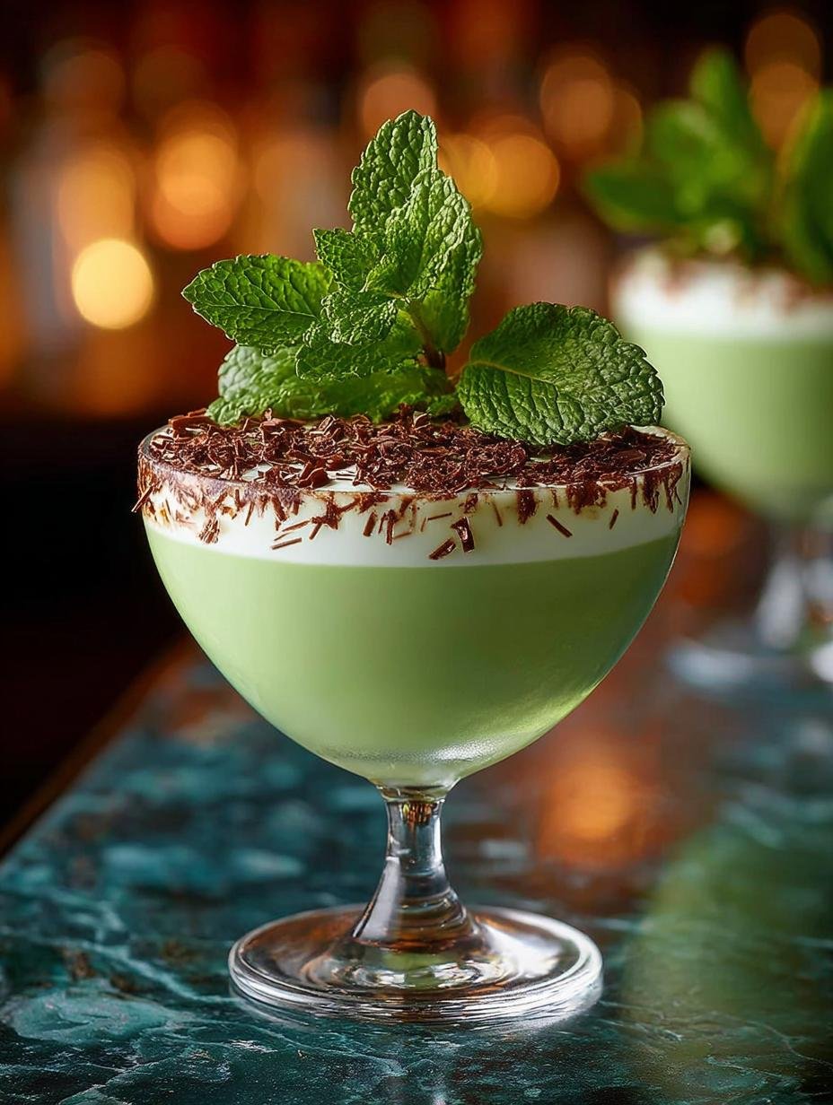 Grasshopper Cocktail: 5 Minty Tips for the Perfect Drink - Grasshopper Cocktail - main visual representation