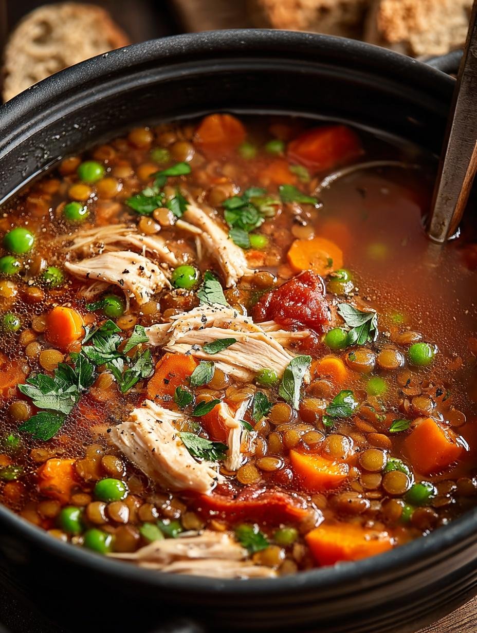 Hearty Turkey Lentil Soup: 5 Warm Recipes for Winter 1 Hearty Turkey Lentil Soup