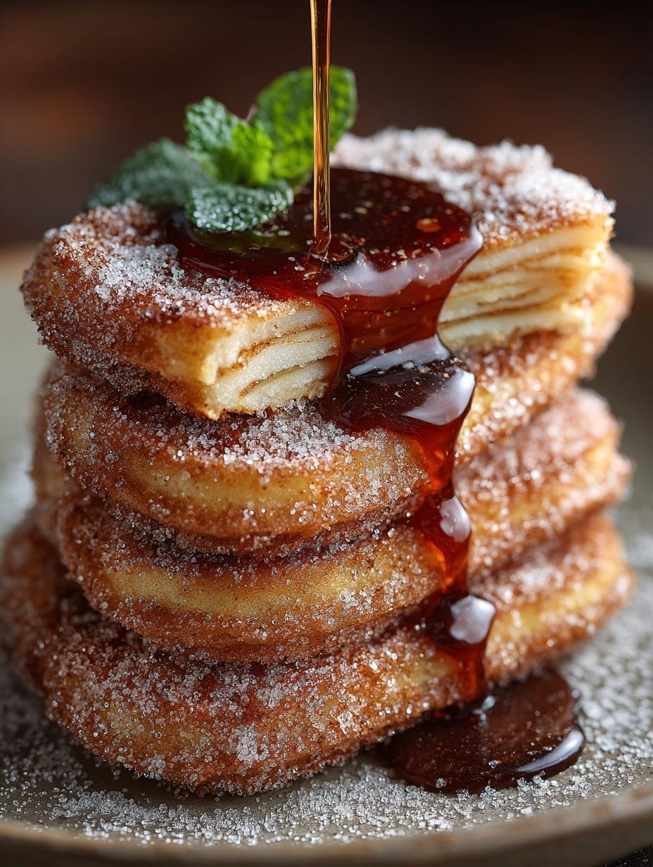 Irresistible Spanish Churro Pancakes