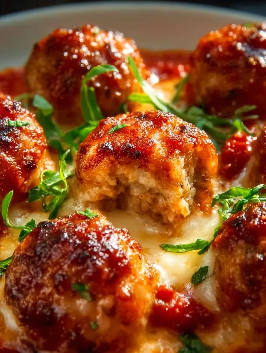 Juicy Chicken Parmesan Meatballs: 7 Flavorful Tips 1 Juicy Chicken Parmesan Meatballs