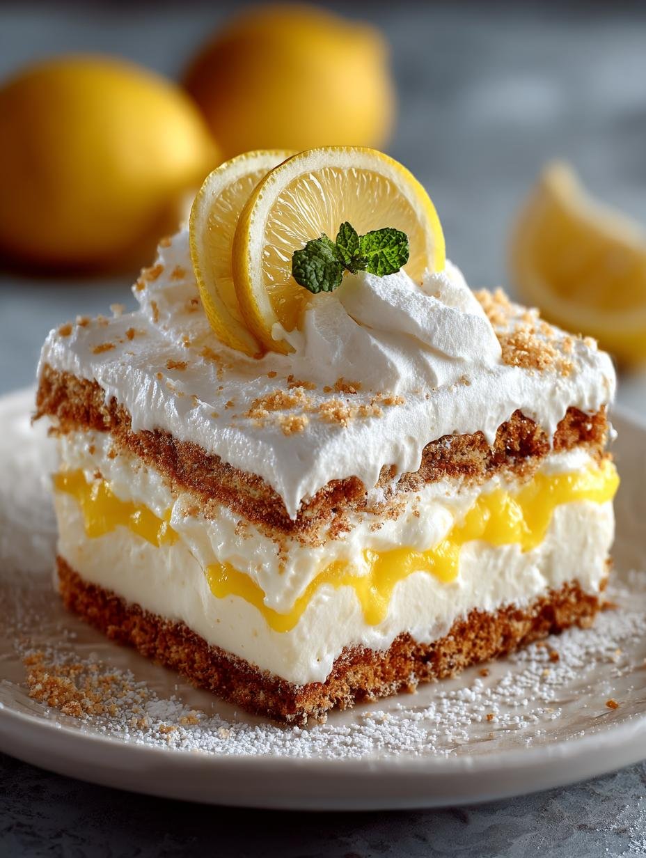 Lemon Icebox Cake: 12 Layers of Refreshing Delight 3 Lemon Icebox Cake: 12 Layers of Refreshing Delight - Lemon Icebox Cake - additional detail