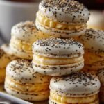 Lemon Poppy Seed Macarons