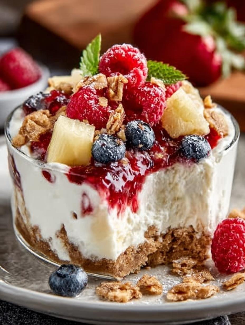 Millionaire Cheesecake Salad Incredible 5-Layer Delight 3 Millionaire Cheesecake Salad Incredible 5-Layer Delight - Millionaire Cheesecake Salad Incredible - additional detail