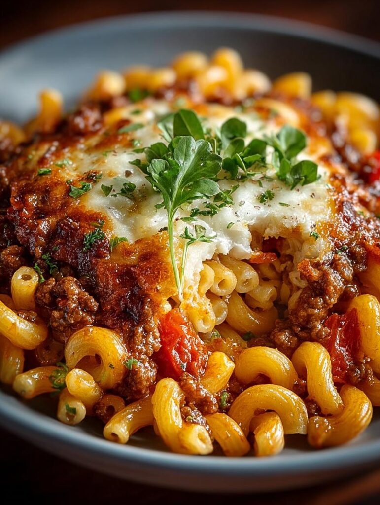 One Pot Beefaroni