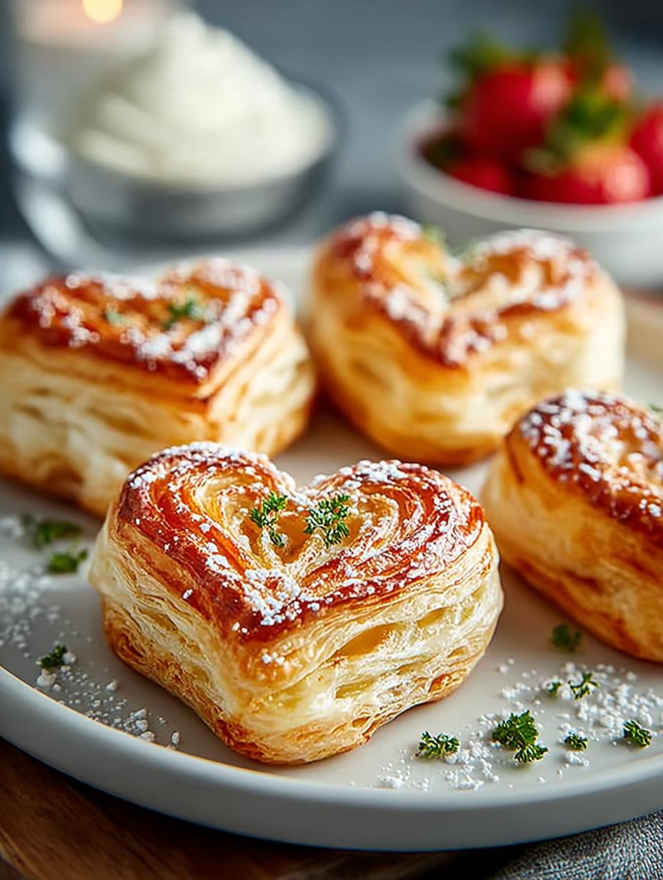 Irresistible Puff Pastry Hearts for Sweet Moments 2 Irresistible Puff Pastry Hearts for Sweet Moments - Puff Pastry Hearts - main visual representation