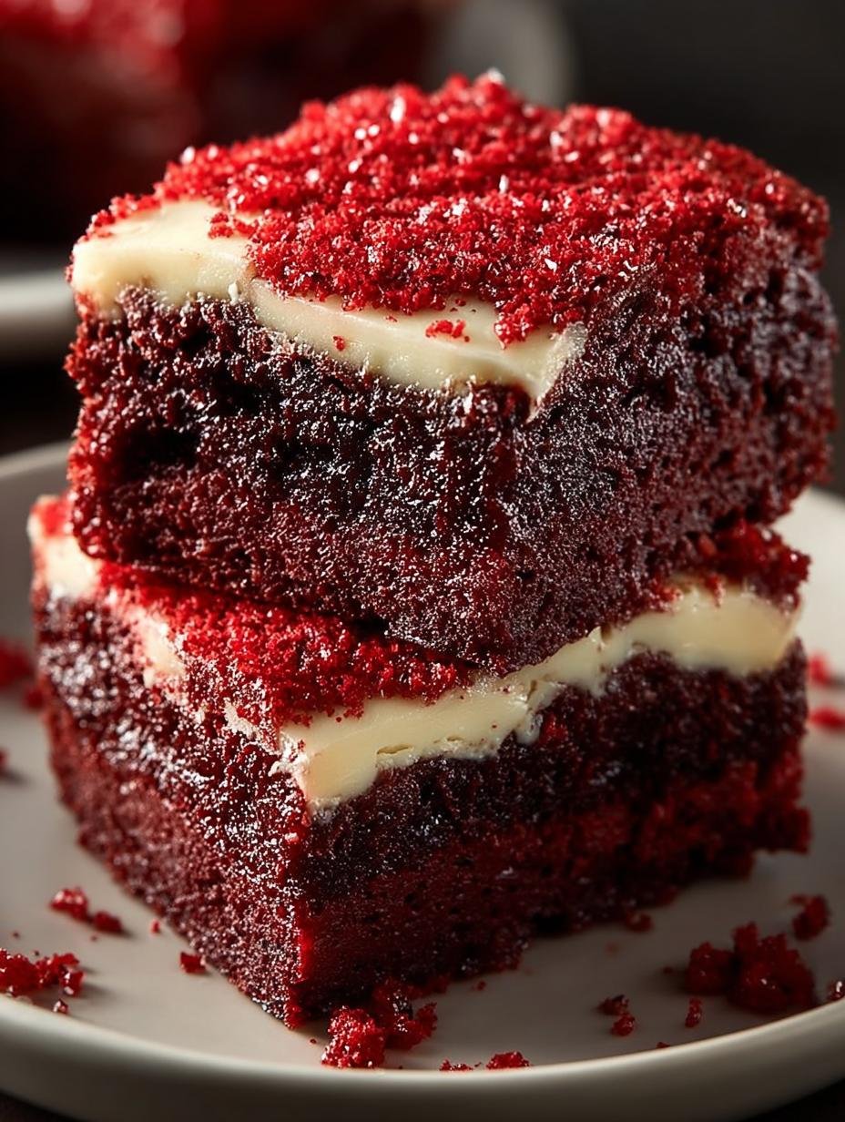 Red Velvet Brownies: 5 Decadent Recipes to Indulge In 3 Red Velvet Brownies: 5 Decadent Recipes to Indulge In - Red Velvet Brownies - additional detail