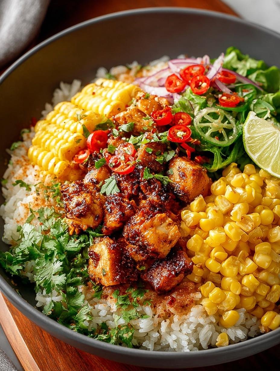 Street Corn Chicken Rice Bowl: 7 Irresistible Flavors 1 Street Corn Chicken Rice