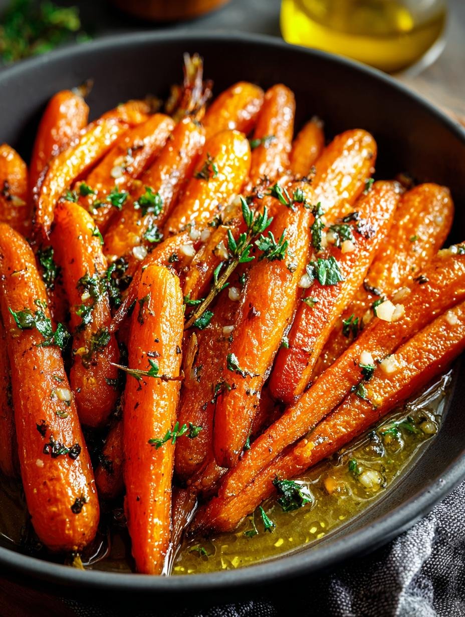 Sweet Savory Roasted Carrots with Honey Garlic Butter Recipe 2 Sweet Savory Roasted Carrots with Honey Garlic Butter Recipe - Sweet Savory Roasted Carrots - main visual representation