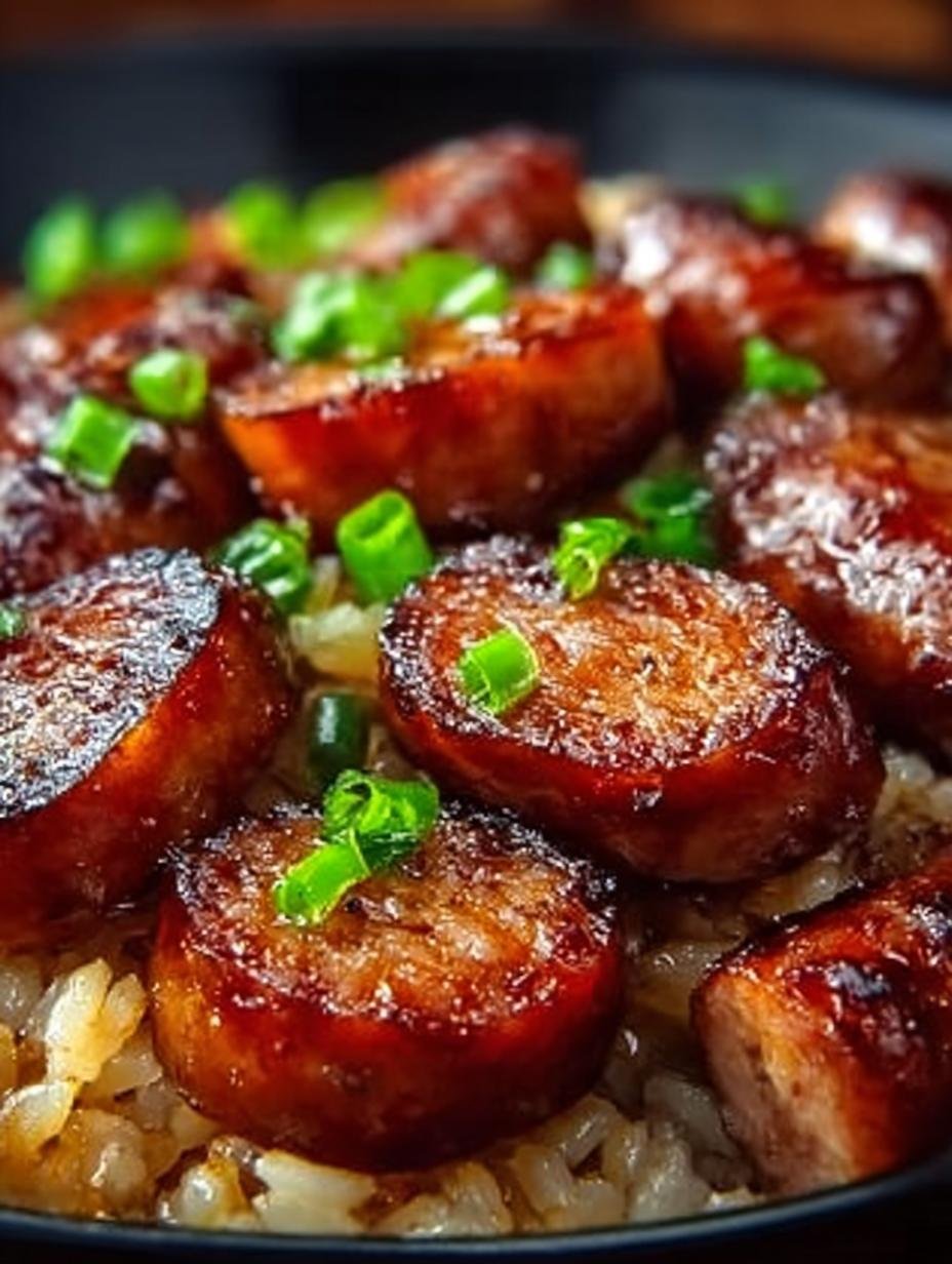Sweet Tangy BBQ Sausage Rice: A Flavorful Delight - Sweet Tangy Bbq Sausage - additional detail