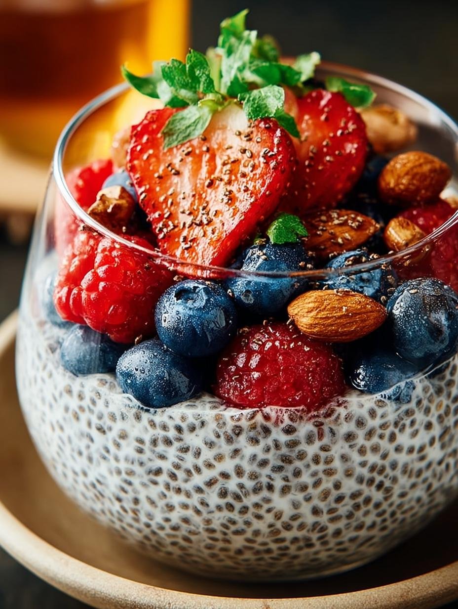 Vegan Chia Seed Pudding: 5-Minute Recipe for Breakfast - Vegan Chia Seed Pudding - additional detail