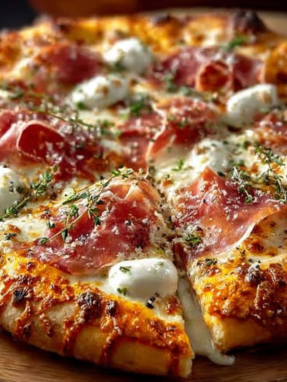 White Pizza with Prosciutto: 5 Irresistible Secrets - White Pizza with Prosciutto - additional detail