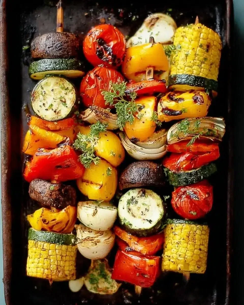 Grilled Vegetables: Simple, Charred Medley for Any Meal 1 Colorful grilled vegetables medley on a grill for a delicious outdoor meal