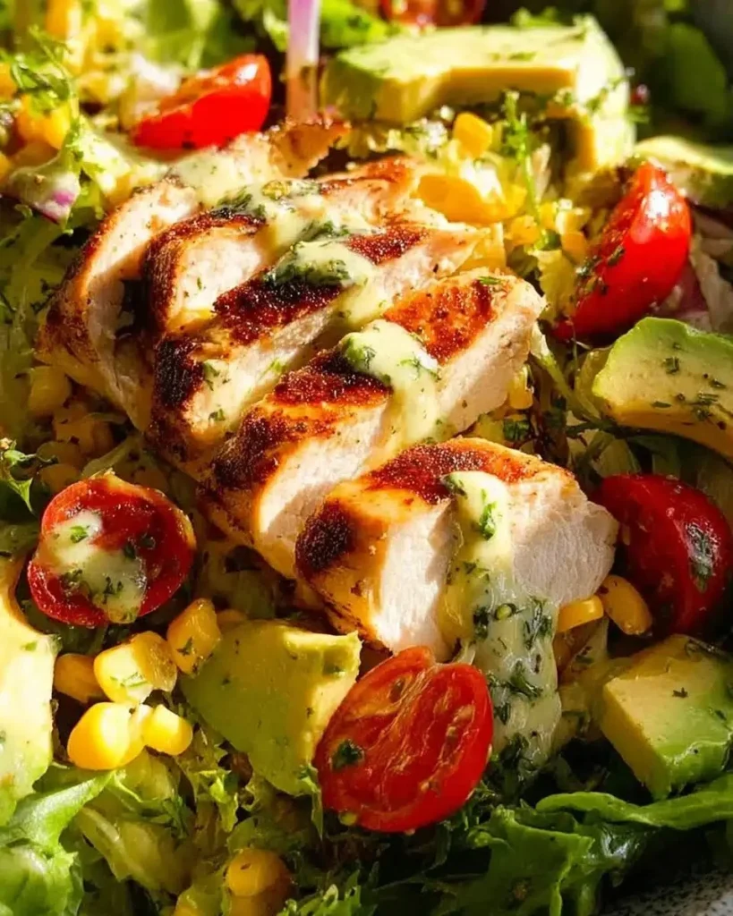 Bright and easy Lemon Chicken Salad dish with fresh ingredients