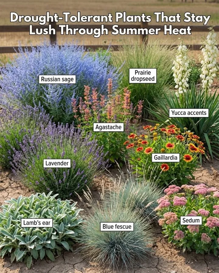 Garden plants that thrive in summer heat and dry conditions