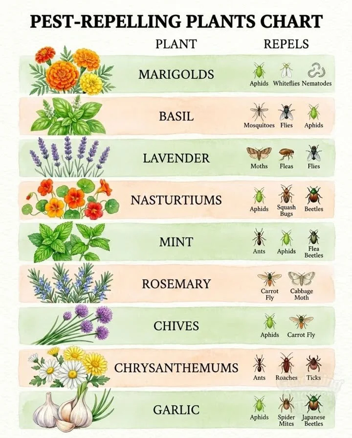 Natural garden pest control with plants that deter pests without chemical sprays.