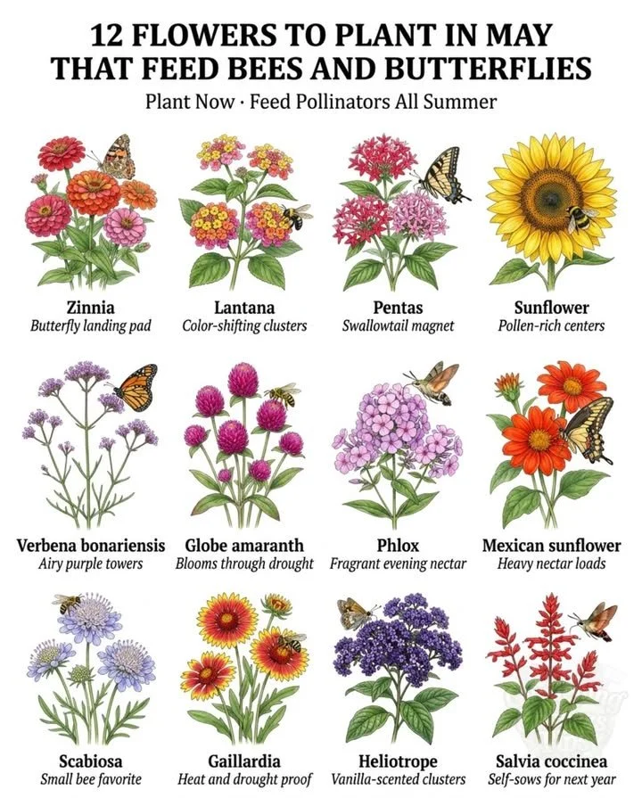 Twelve fast-establishing flowers for warm soil that support pollinators throughout the season.